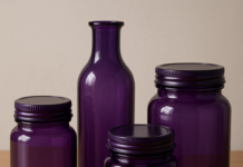 Purple Glass Jars and Bottles: Protection for Natural Products